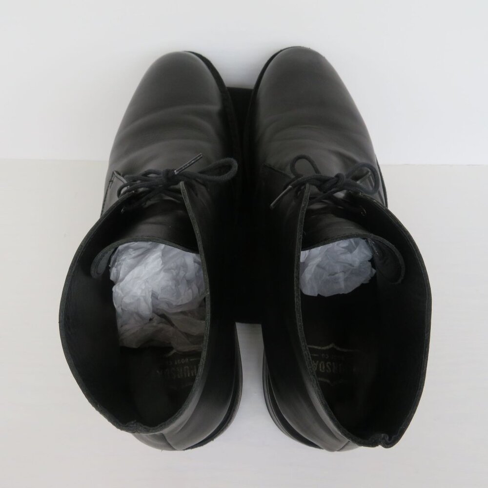 Thursday Boot Scout Chukka Boots Men's Sz 12 Black Leather Ankle Classic Dapper - Picture 9 of 16